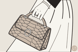 Sac à main en crocodile